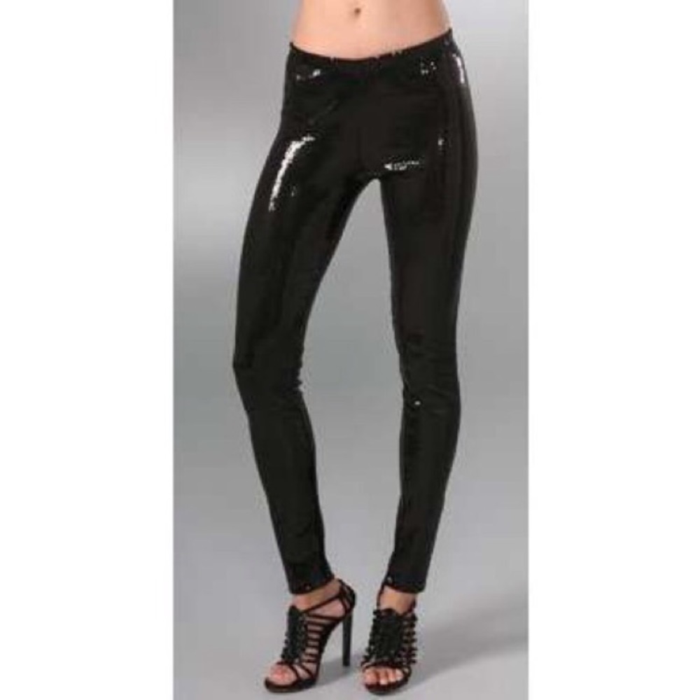 Alice & Olivia Sequin leggings NWOT